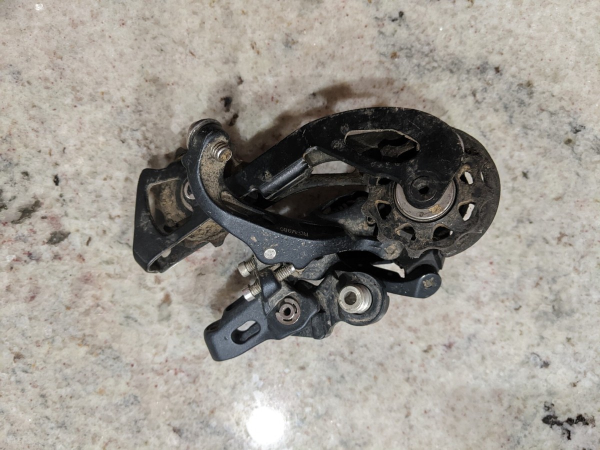 Shimano XTR RD-M980 Rear Derailleur, 10 Speed, Carbon, MTB
