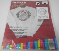 Dizzle Santa Merry Christmas Transfer #53017 14x 17"