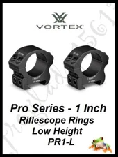 VORTEX OPTICS Pro Series 1 Inch Riflescope Rings  - Low Height - PR1-L