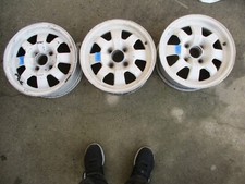 Porsche Used 924 Original Wheels 14 X 6 477-601-031-b Oem Straight Singles