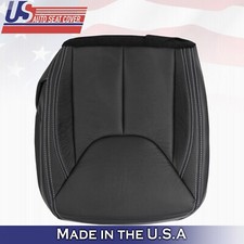 2011-2017 Fits Jeep Wrangler Rubicon Driver Bottom Leather Seat Cover Black