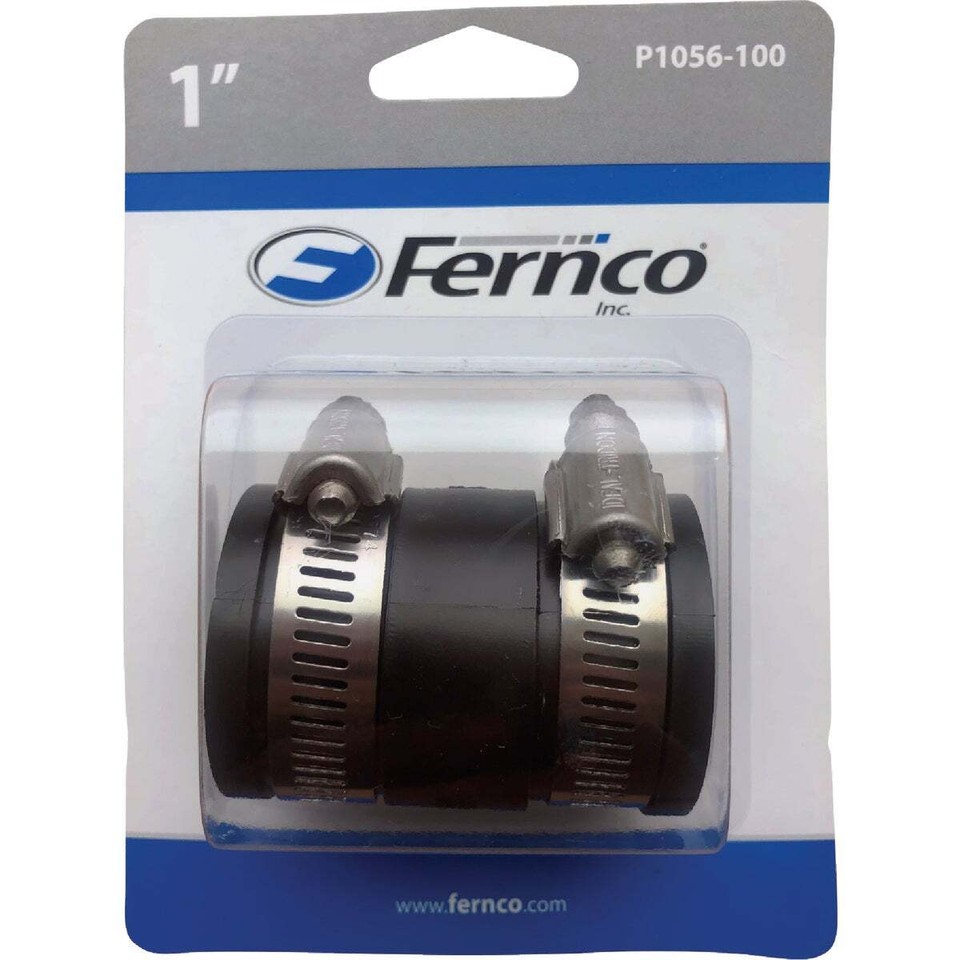 Fernco 1 In. Flexible DWV PVC Coupling P1056100 Fernco P1056100