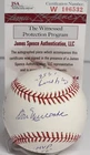 DON NEWCOMBE AUTOGRAPHED OML BASEBALL LOS ANGELES/ BROOLYN DODGERS W 4 INSC JSA