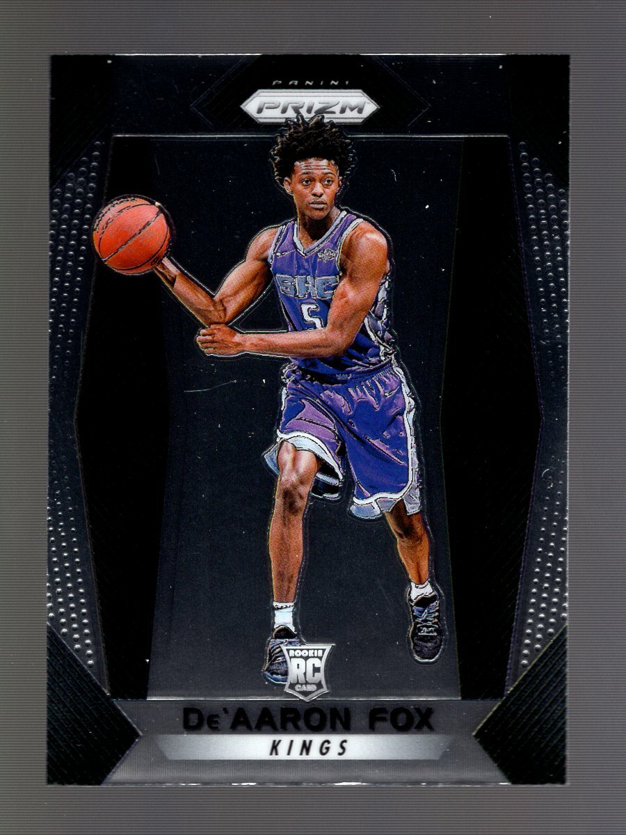 2017-18 PRIZM #24 De'AARON FOX RC SACRAMENTO KINGS