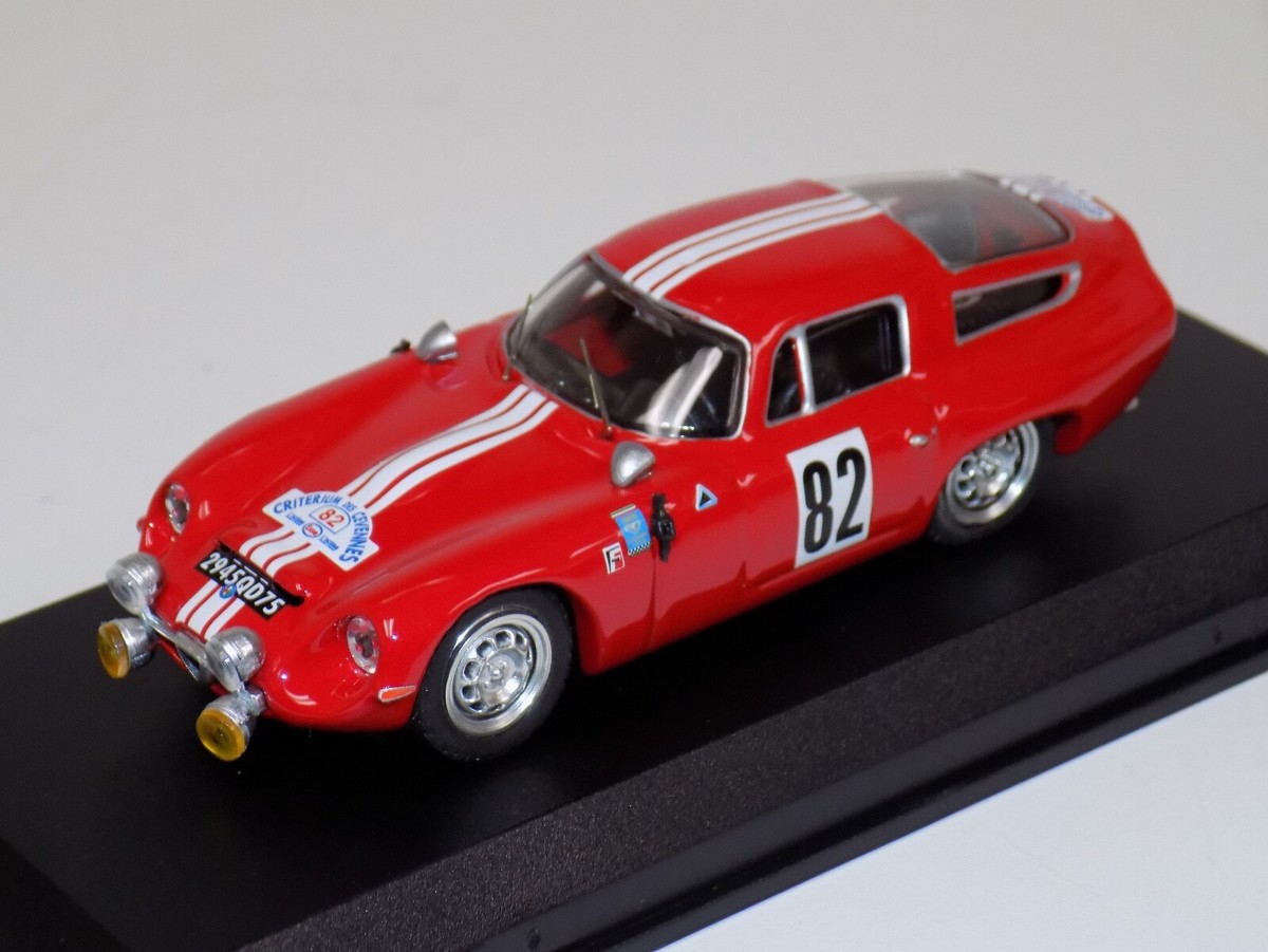 1/43 Best Model Alfa Romeo TZ 1 Car #62 from 1965 Montpellier