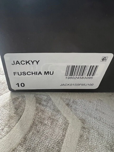 Bota para mujer Betsey Johnson Jackyy - fucsia/pata de gallo a cuadros nueva en caja talla 10 Foto 4 de 4