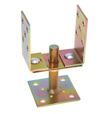 Aqbau  U-Pfostenträger verstellbar 0 - 120 m...