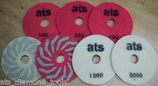 ATS 430mm 17" Dry Diamond Floor Polishing Burnishing Pads Terrazzo Concrete