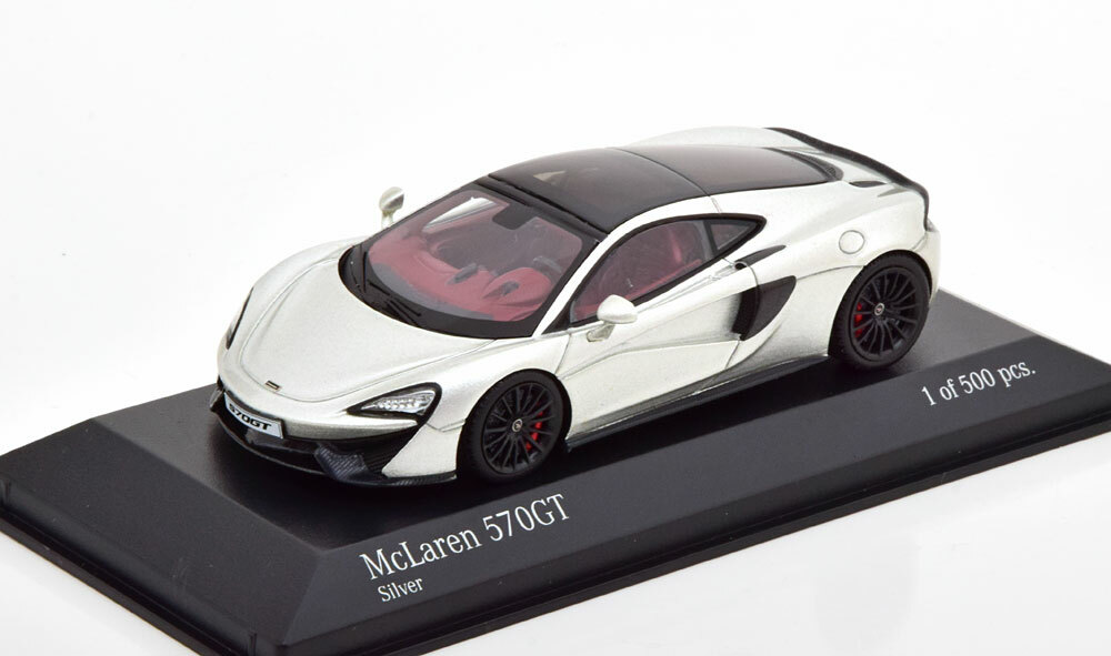 McLaren 570GT 2017 Silver par Minichamps, revivez le mythe des supercars anglaises