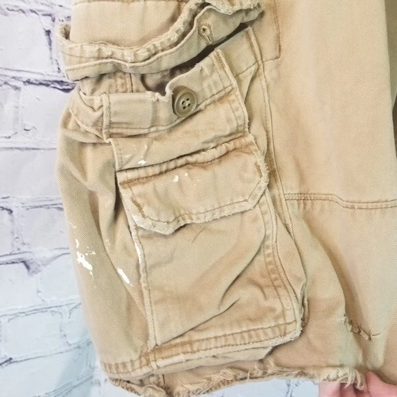 Abercrombie & Fitch Pantalones Cortos Hombre Beige Carga 33 Foto 4 de 4