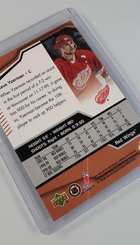 2000-01 Upper Deck Black Diamond #23 Steve Yzerman Detroit Red
