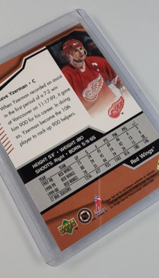 2000-01 Upper Deck Black Diamond #23 Steve Yzerman Detroit Red