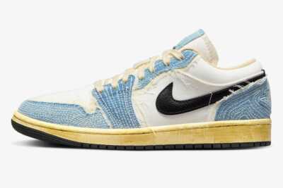 Nike Air Jordan 1 Low SE World Make Japan Sashiko FN7670-493 Shoes