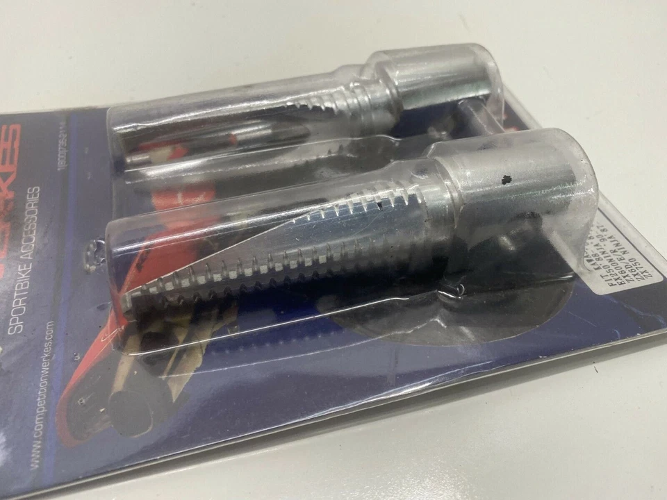 2GPK-S CLAVIJAS COMPETICIÓN WERKES PLATEADAS KAWASAKI GP CLAVIJAS PASAJERO TRASERO Foto 4 de 4