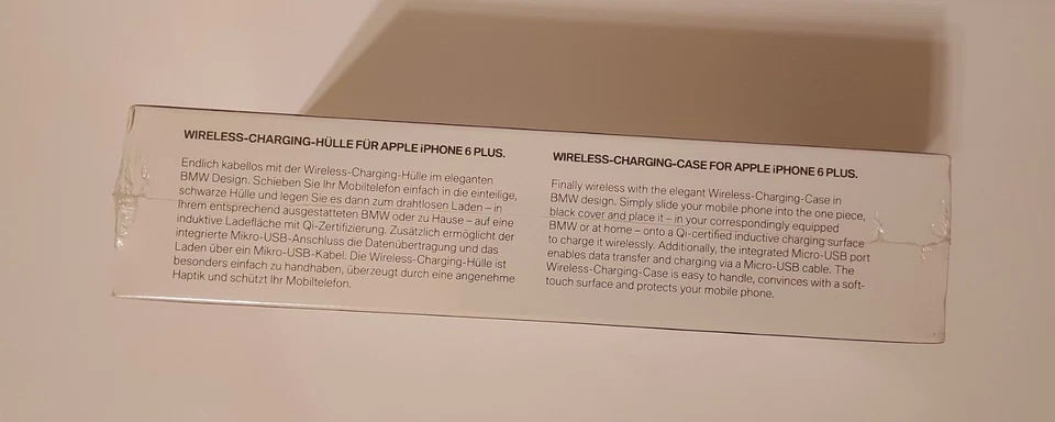 Estuche de carga inalámbrica BMW para Apple iPhone 6 Plus/6sPlus Co 84212449610 Foto 3 de 4