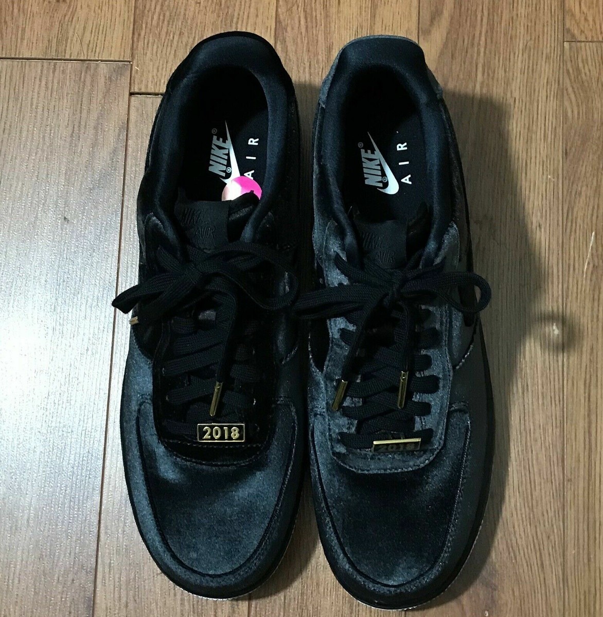 NIKE AF1 MENS AIR FORCE 1 07 QS BLACK VELVET ROSE AH8462-003 Sz 5