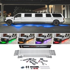 Ledglow Multi Color Slimline Led Limo Underglow Neon Accent Lights Underbody Kit