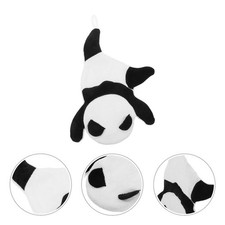 Image of Panda Shape Hand Towel Water Absorption Towel Coral Fleece Towel Cute Hand