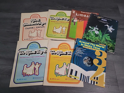 Set of 7 Hal Leonard Kimball Kawai Music Books Piano Organ Electronic Keyboard