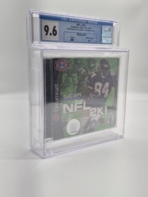 NFL 2K1 CGC 9.6 A+ Dreamcast Randy Moss Cover Sealed Graded Not WATA PSA VGA