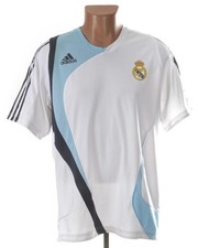REAL MADRID 2007/2008 TRAINING FOOTBALL SHIRT ADIDAS SIZE L ADULT