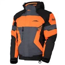 Katahdin Gear Dagger Jacket Men's, Black/Grey/Orange - Medium 84300503