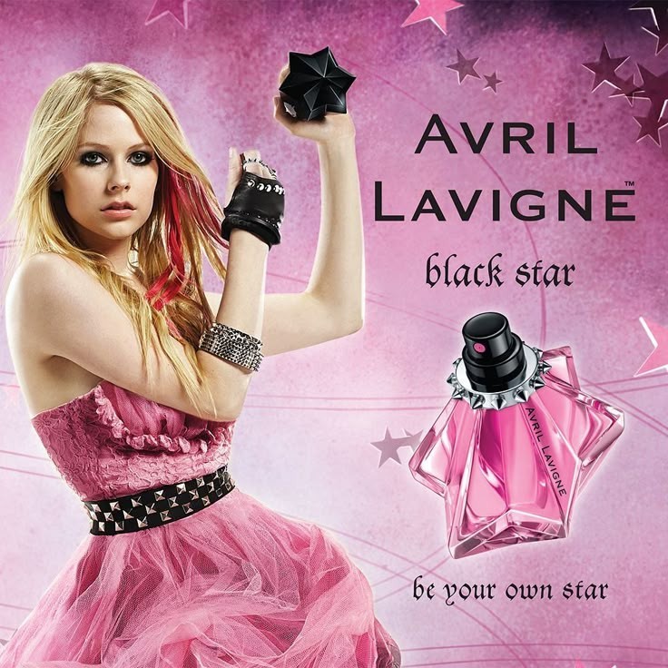 ✨RARE✨ BLACK STAR Avril Lavigne Eau de Parfum EDP Perfume Women