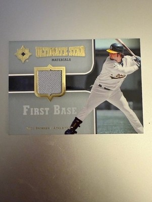 2007 Upper Deck Ultimate Collection Nick Swisher Ultimate Star Materials - #NS