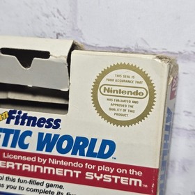 Athletic World Family Fun Fitness NES Rare Variant Rough Box Tested 