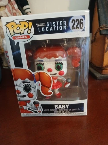 Funko Pop! RARE FNAF SISTER LOCATION BABY #226 Vinyl Collectible Figure