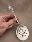Rose Point by Wallace Sterling Silver Tomato Server 7-3/4" Long
