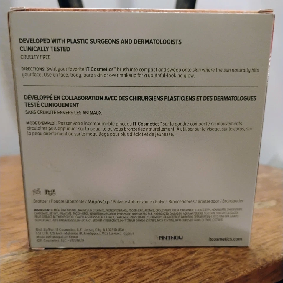 IT Cosmetics Ombré Radiance Bronzer Anti-Aging Matte to Radiance 0.57oz RARE - Image 4 of 4