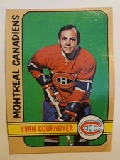 1972 73 Topps Hockey Card 10 Yvan Cournoyer Montreal Canadiens
