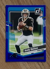 2023 Panini Donruss Press Proof Blue Andy Dalton #38 Panthers