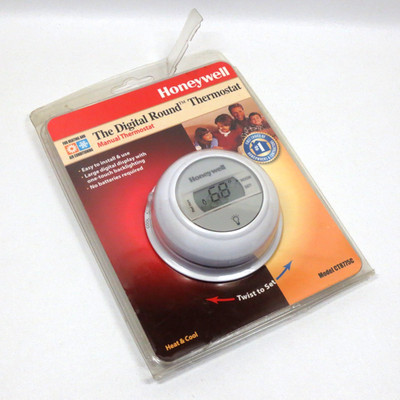 Honeywell Digital Round Thermostat CT8775C Heat & Cool - SEALED -