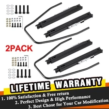 2PCS Universal Seat Slider Seat Mounting Track Assembly Kit For NRG Sparco New