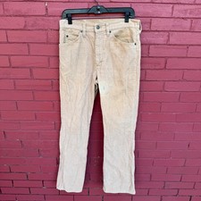 Vtg 70s Levi Strauss 517 Corduroy Pants Tan Mens Size W30 L30 Bootcut Retro