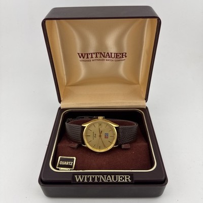 Wittnauer PEPSI Company Award Mens 36mm Gold Tone Men s 32mm Wristwatch / Works