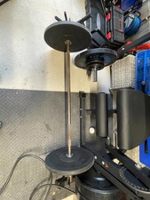 Unbranded Used Straight 2" 5ft Barbell Bar 