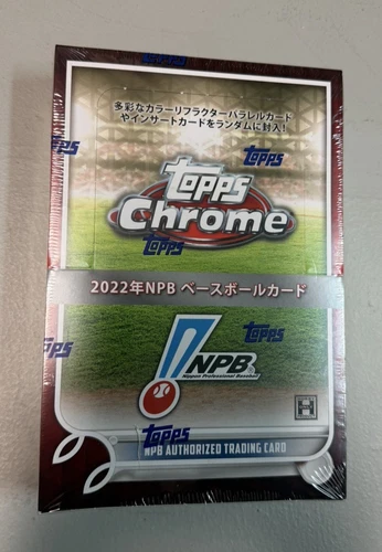 2022 TOPPS CHROME NPB JAPAN BASEBALL LEAGUE HOBBY BOX NEW