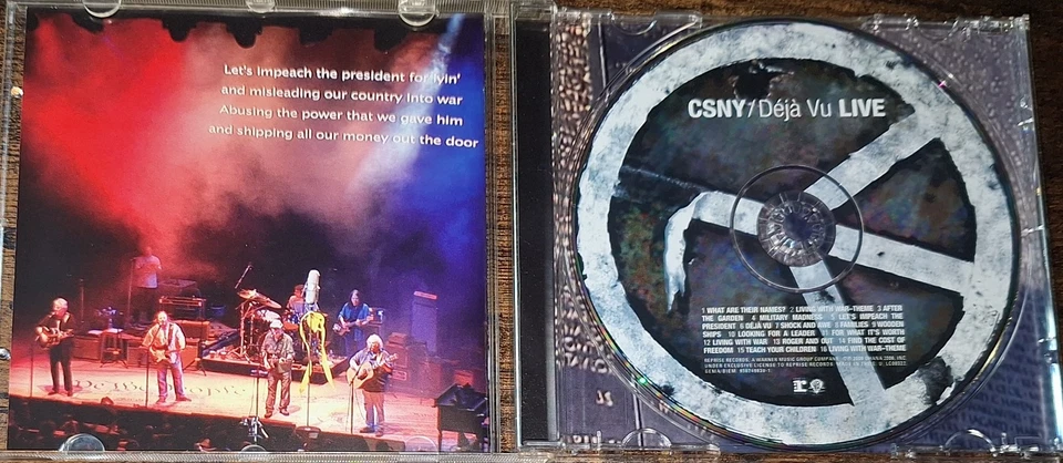 CSNY CROSBY, STILLS, NASH & YOUNG - DÉJÀ VU LIVE HDCD - Bild 2 von 3