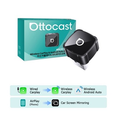 Ottocast CarplayAdapter Wired to Wireless CarPlay Android Auto Airplay 3IN1 2026