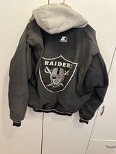 Starter Jacke Los Angeles Raiders Size XL 🏈 NFL Vintage Starter JACKET Bomber