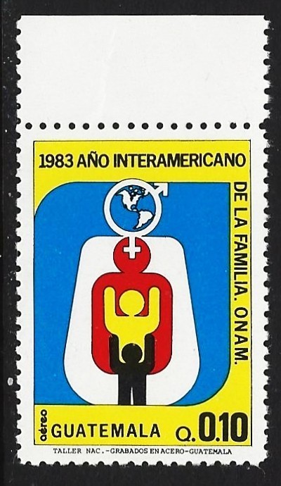 GUATEMALA 1985 SCOTT C797  FAMILY MINT NH