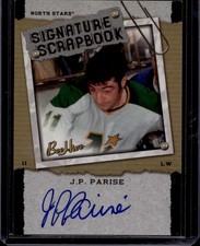 2006-07 Upper Deck Beehive #SS-PA J.P. Parise Signature Scrapbook