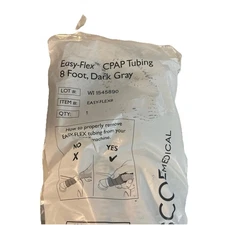 Roscoe Medical Easyflex8-Feet CPAP Tubing - Dark Gray (EASY-FLEX8) 