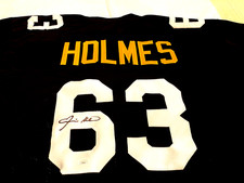 ERNIE HOLMES Signed Steelers (Mint) Jersey -JSA Authenticated (read description)