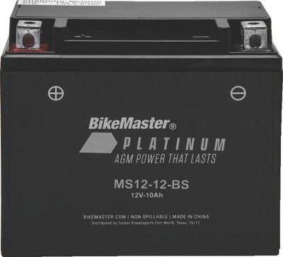 BikeMaster AGM Battery - MS12-12-BS