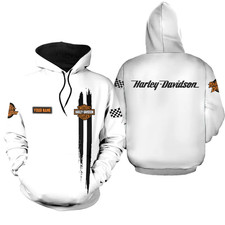 Personalized Harley Racing Davidson Hoodie, gift for him, unisex adults S-5XL