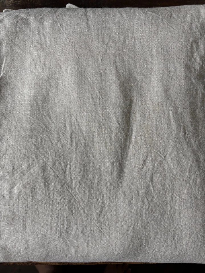 Hotel Collection Beige 100% Linen King Duvet Cover Only - Image 3 of 4